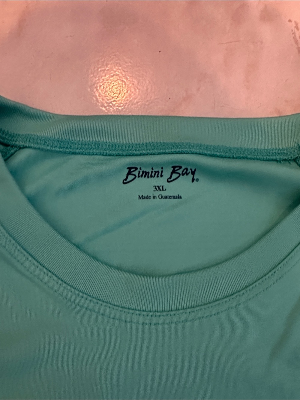 Bimini Bay Outfitters Men's Long Sleeve Performance Tee - Seafoam - Picture 2 of 5